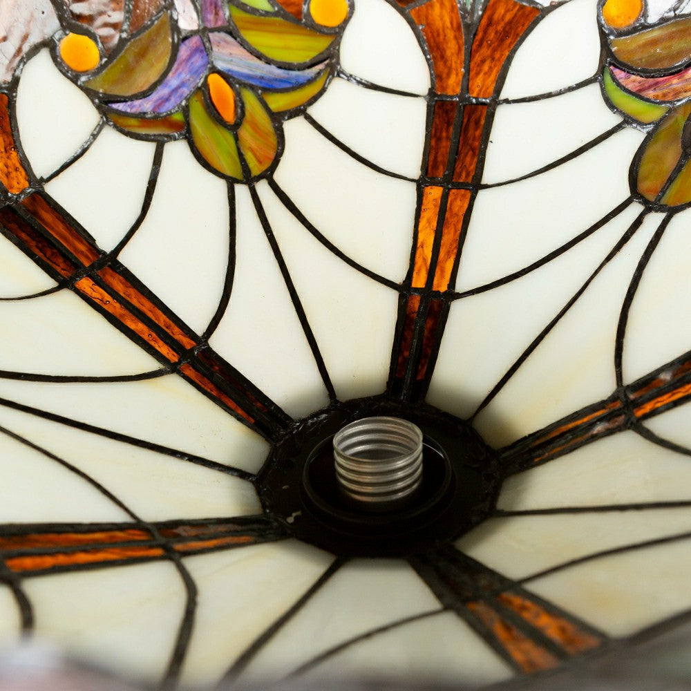 Filigree Stained Glass Floor Lamp | Plow & Hearth