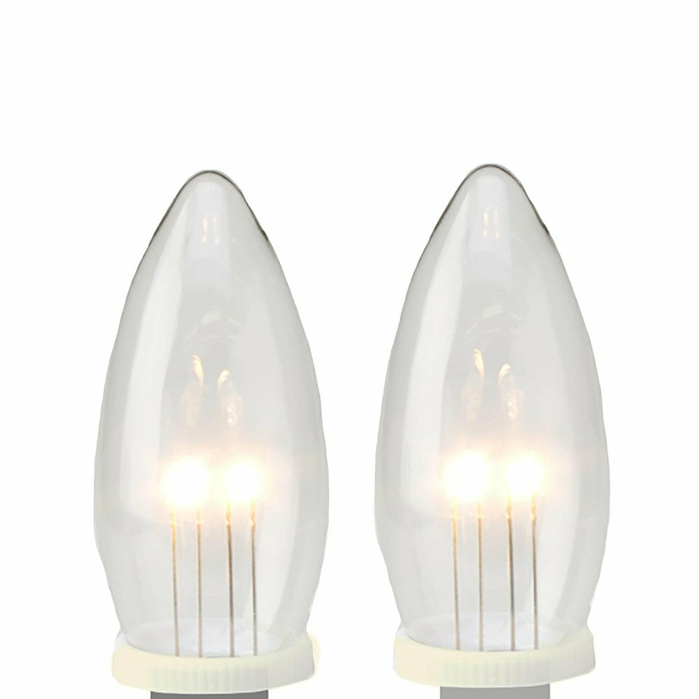 Outward-Facing Window Candle Replacement Bulbs, Set of 2 | Plow & Hearth