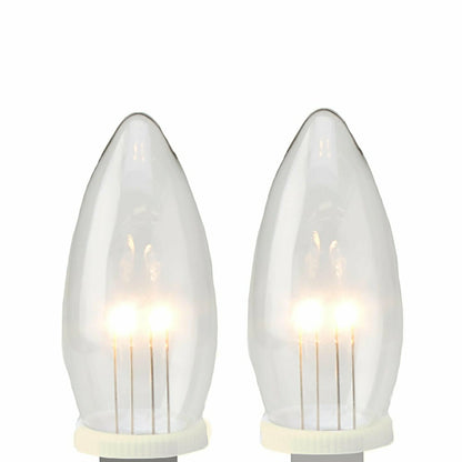 Outward-Facing Window Candle Replacement Bulbs, Set of 2 | Plow & Hearth