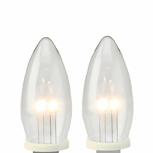 Outward-Facing Window Candle Replacement Bulbs, Set of 2 | Plow & Hearth