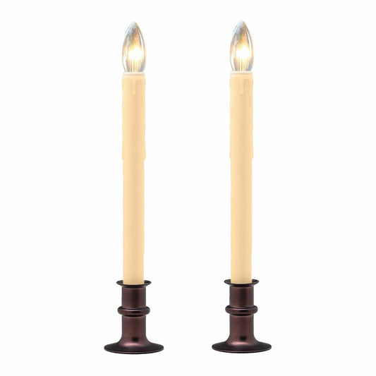 Adjustable Window Candle with Timer, Set of 2 | Plow & Hearth