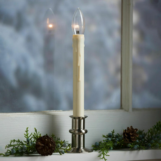 Adjustable Window Hugger Candles, Set of 4 with Remote | Plow & Hearth