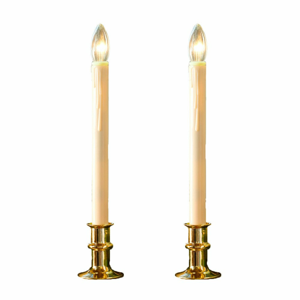 Adjustable Window Candle with Timer, Set of 2 | Plow & Hearth