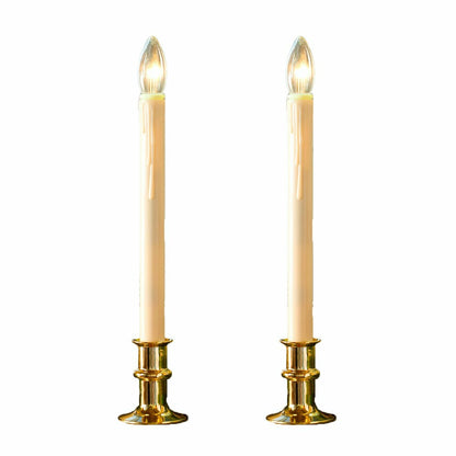 Adjustable Window Candle with Timer, Set of 2 | Plow & Hearth