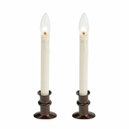 Adjustable Window Hugger Candles, Set of 2 | Plow & Hearth