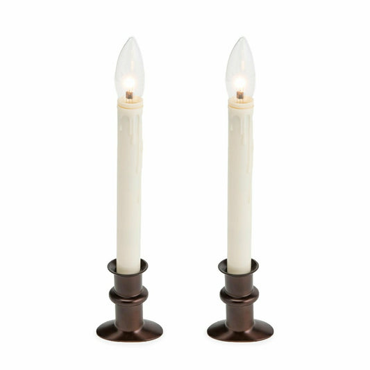 Adjustable Window Hugger Candles, Set of 2 | Plow & Hearth