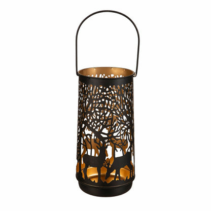 Woodland Storybook Outdoor Lamp & Lighting, Metal Lantern, Woodland Fo | Plow & Hearth