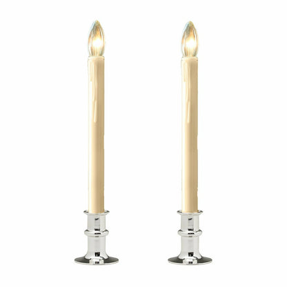 Adjustable Window Candle with Timer, Set of 2 | Plow & Hearth