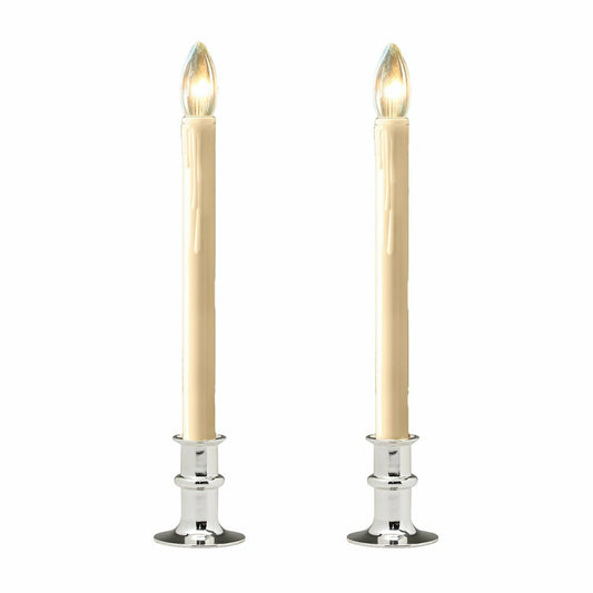 Adjustable Window Candle with Timer, Set of 2 | Plow & Hearth
