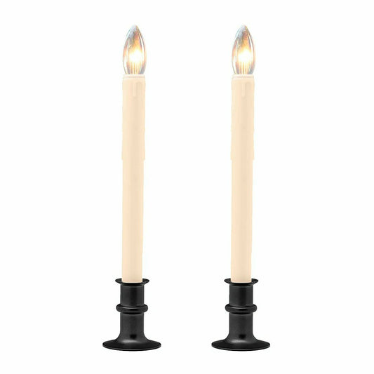 Adjustable Window Candle with Timer, Set of 2 | Plow & Hearth