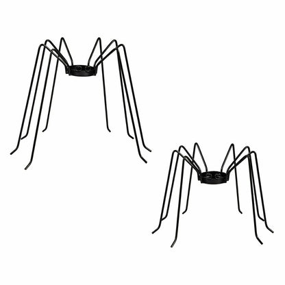 Haunted House Spider Metal Candle Holder Set | Plow & Hearth