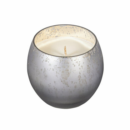 Egg Shape Mercury Glass Candle, Ancient Water | Plow & Hearth