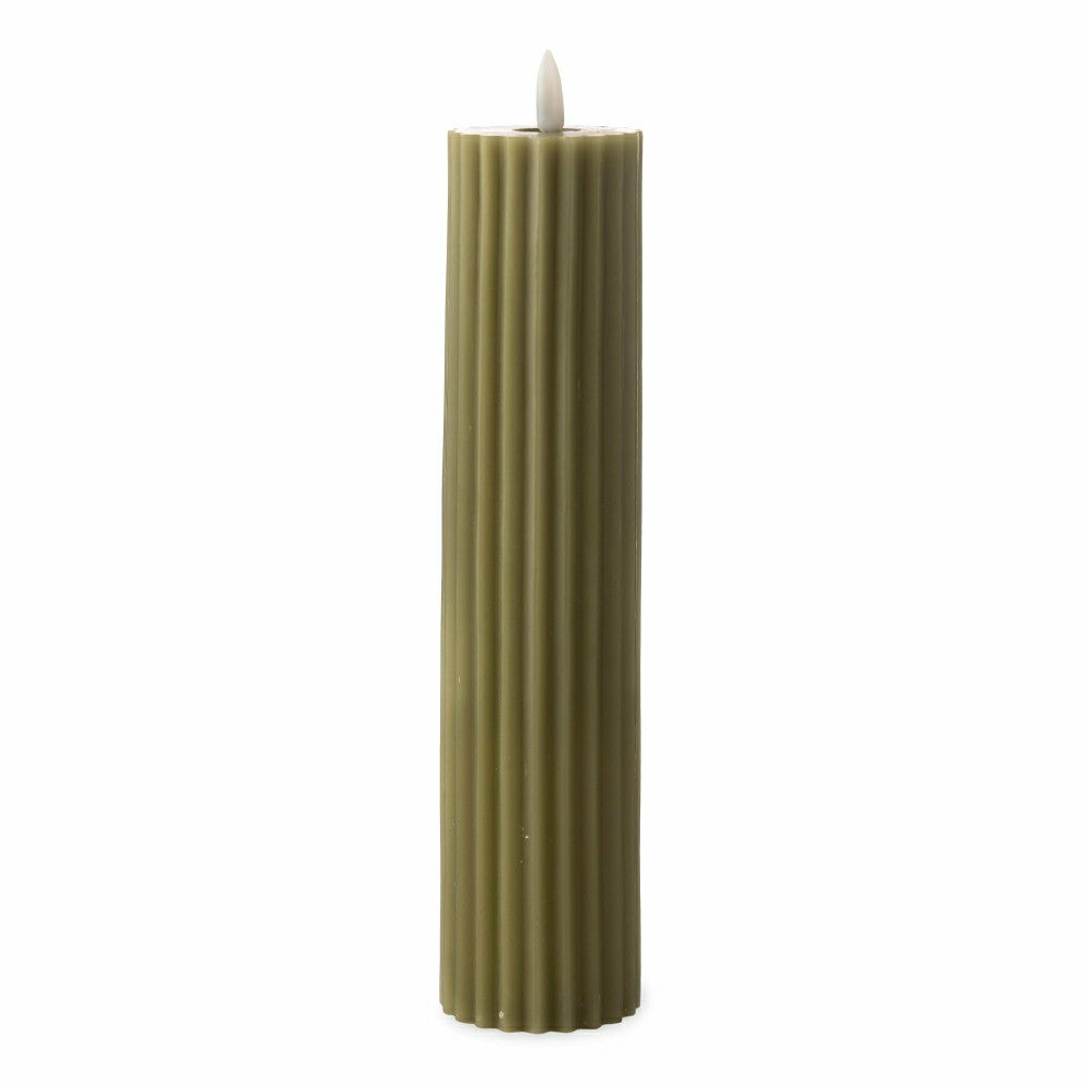 Tall LED Carved Candle | Plow & Hearth