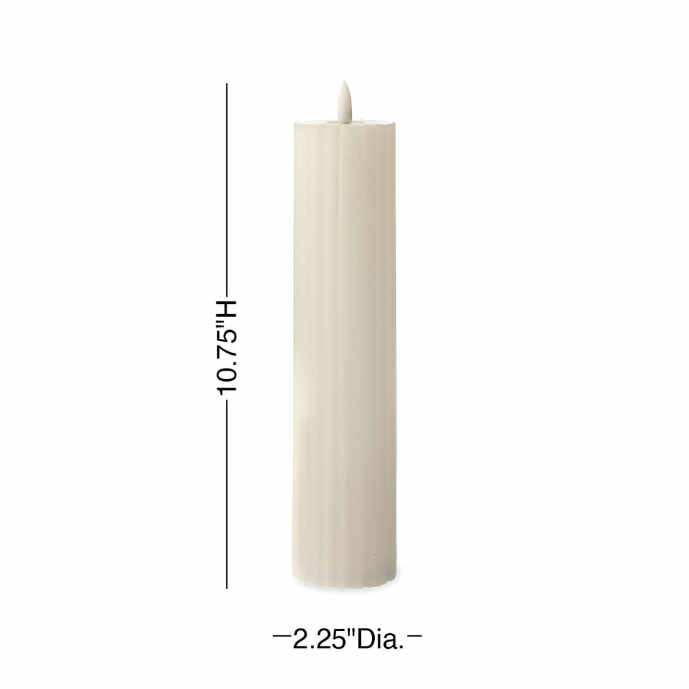 Tall LED Carved Candle | Plow & Hearth