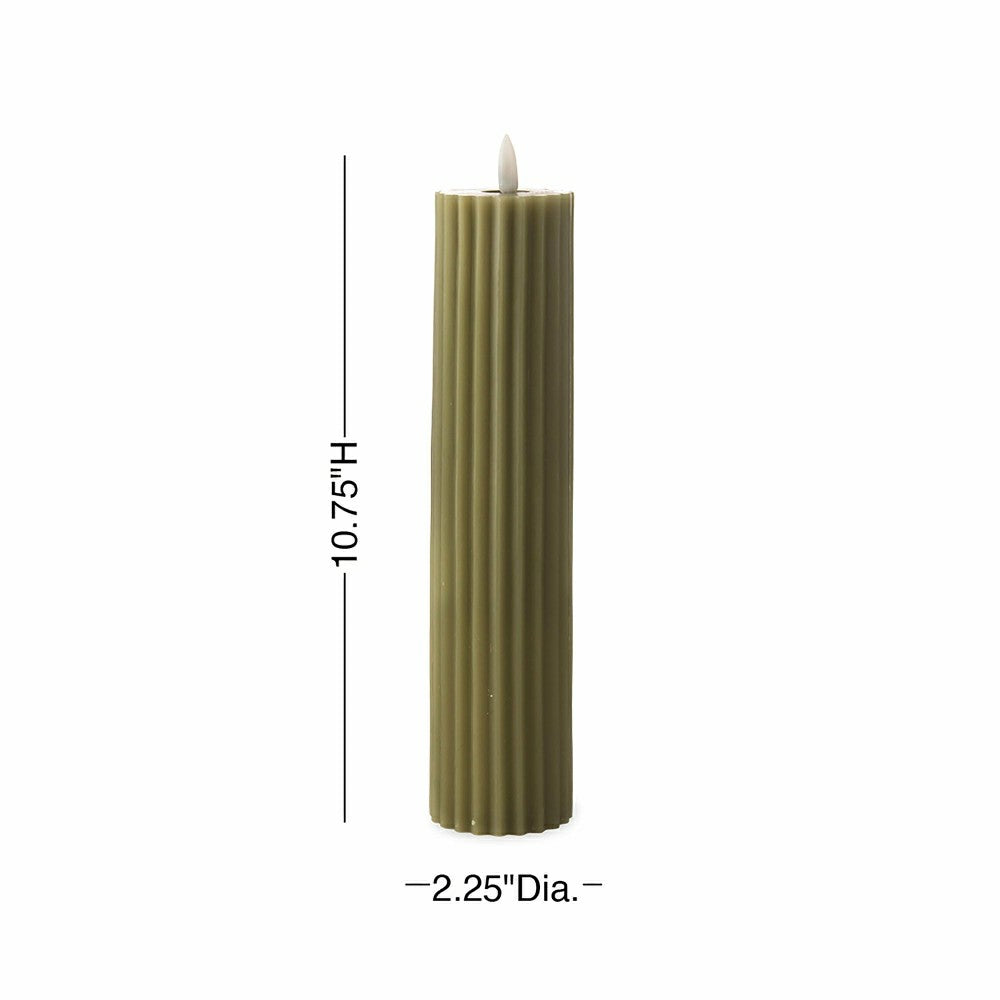 Tall LED Carved Candle | Plow & Hearth