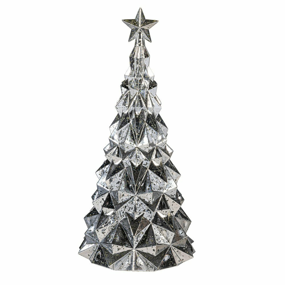 Season to Sparkle LED Table Decor Christmas Tree Acrylic Lantern, 9.75 | Plow & Hearth