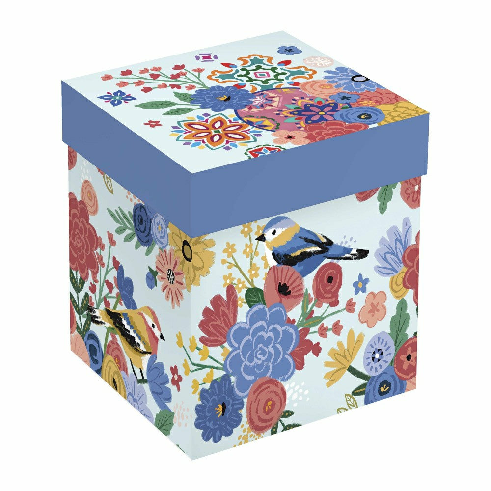 Bursting Blossoms Ceramic Cup O' Java, 17oz, Gift Box | Plow & Hearth