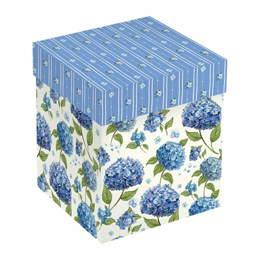 VivaStyle Coffee Cup Ceramic Cup O' Java, Hydrangea, 17oz, Gift Box | Plow & Hearth