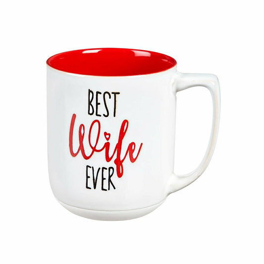 Ceramic Cup, 14 OZ, Best Wife Ever | Plow & Hearth