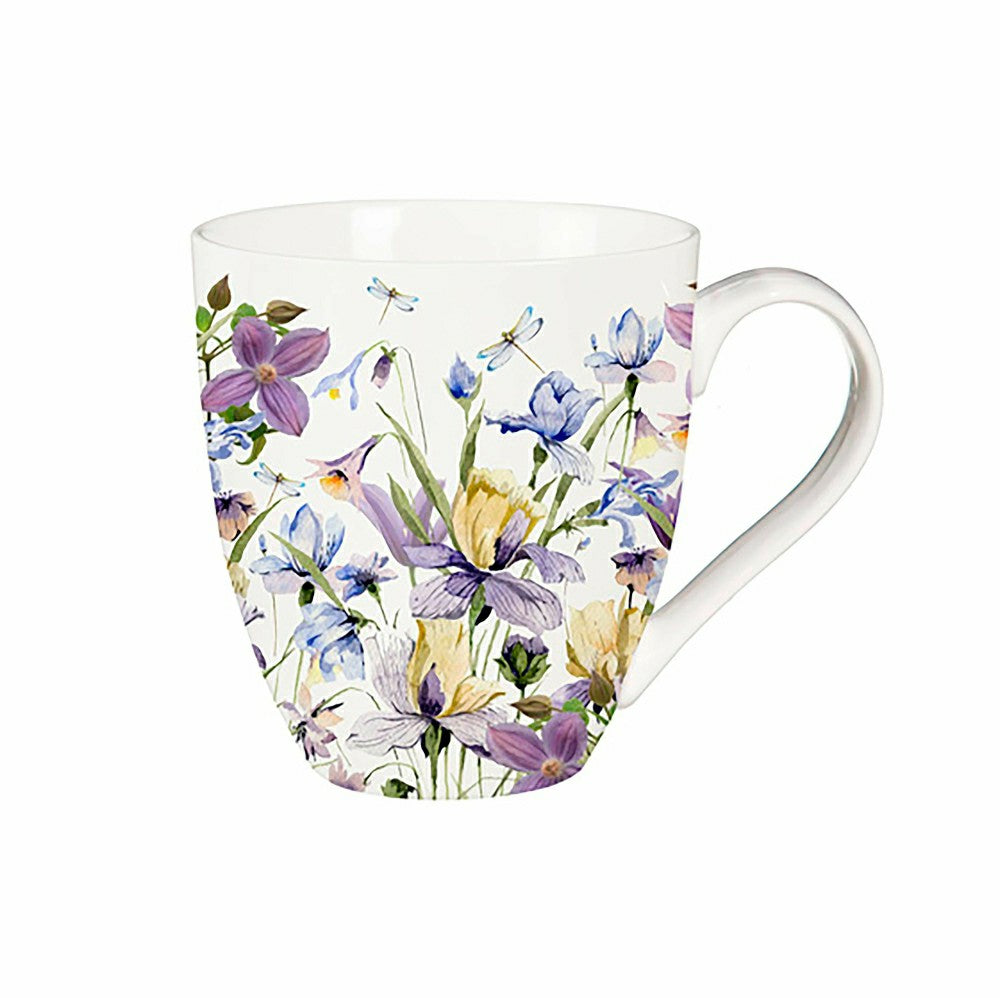 Golden Lilac Ceramic Cup O' Java, 17oz, Gift Box | Plow & Hearth