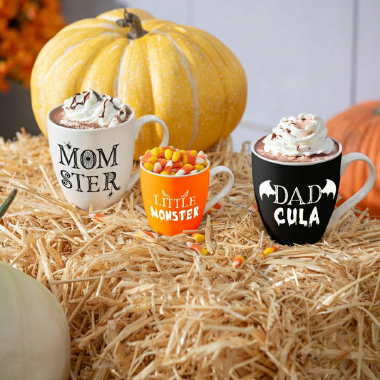 Haunted House Ceramic Cup O' Java Cup Gift Set, MonsterFamily | Plow & Hearth