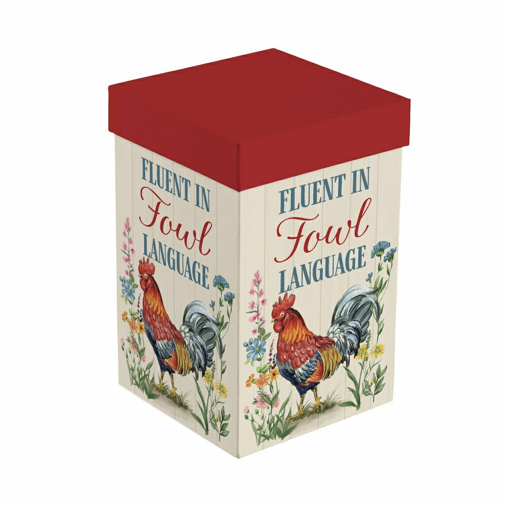 Hillside Pasture Ceramic Perfect Cup, Farm Rooster Funny, 17oz, Gift B | Plow & Hearth