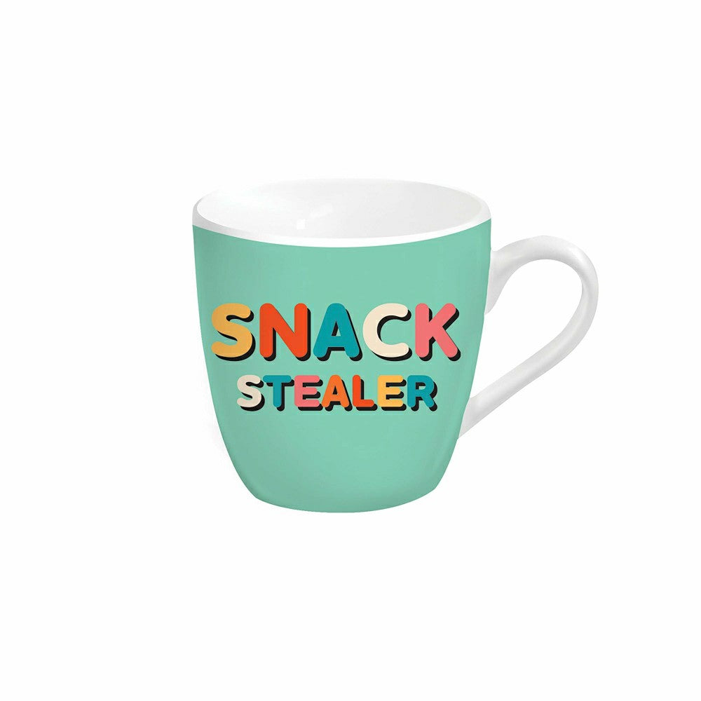 Drinkware Gift Set Ceramic Cup O' Java, Mommy and Me Snacks, 17oz & 7o | Plow & Hearth