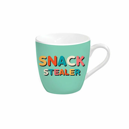 Drinkware Gift Set Ceramic Cup O' Java, Mommy and Me Snacks, 17oz & 7o | Plow & Hearth