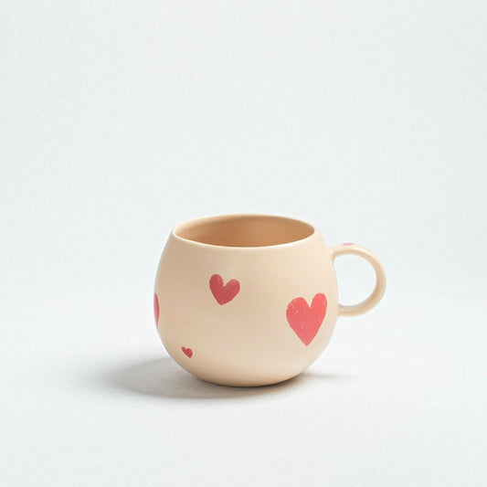 Hearts Stoneware ceramic Mug 17oz - Limited Edition | Plow & Hearth