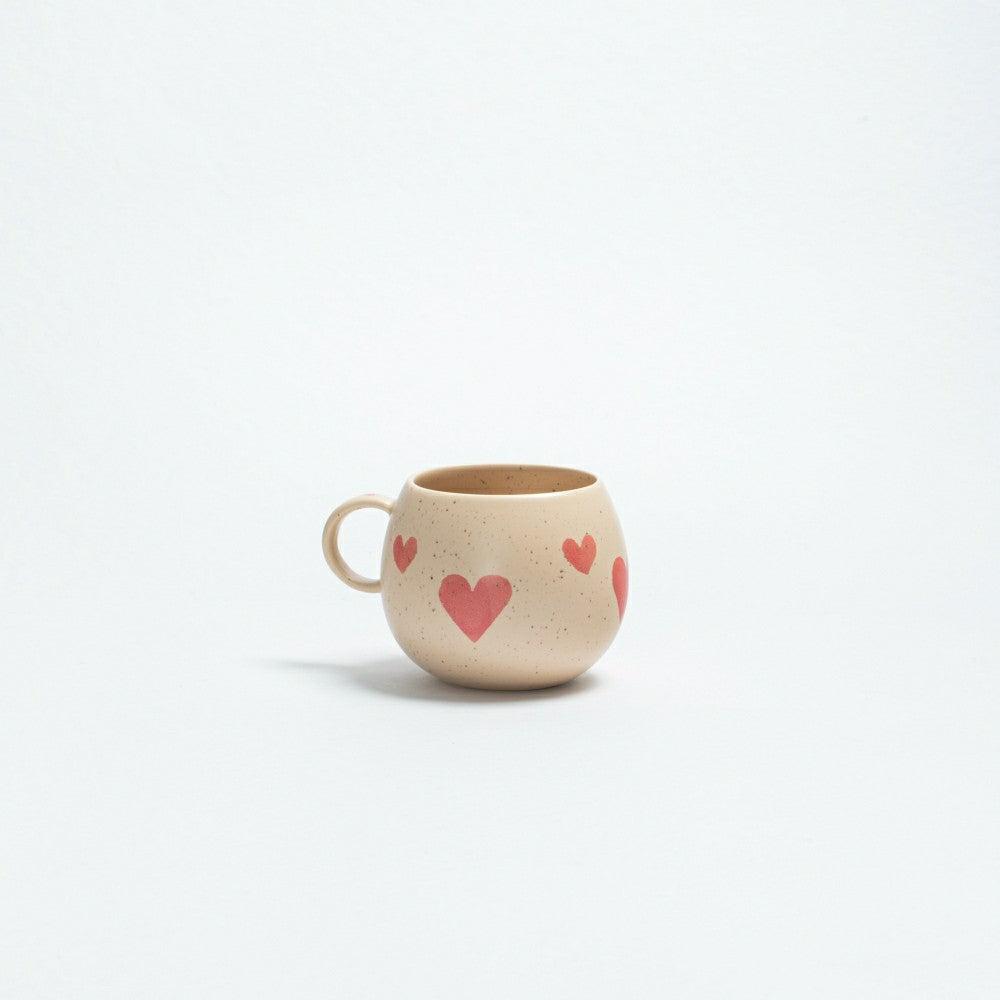 Hearts Stoneware ceramic Mug 17oz - Limited Edition | Plow & Hearth