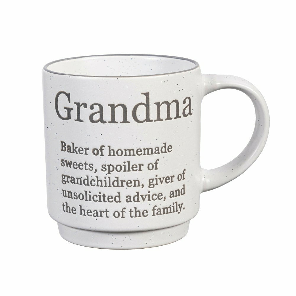 Heart of the Home Coffee Cup Funny Title Series Ceramic Cup, Grandma,  | Plow & Hearth