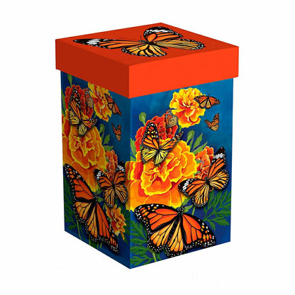 Harvest Blossom Mariposa Melody Monarch Ceramic Ceramic Perfect Cup, 1 | Plow & Hearth