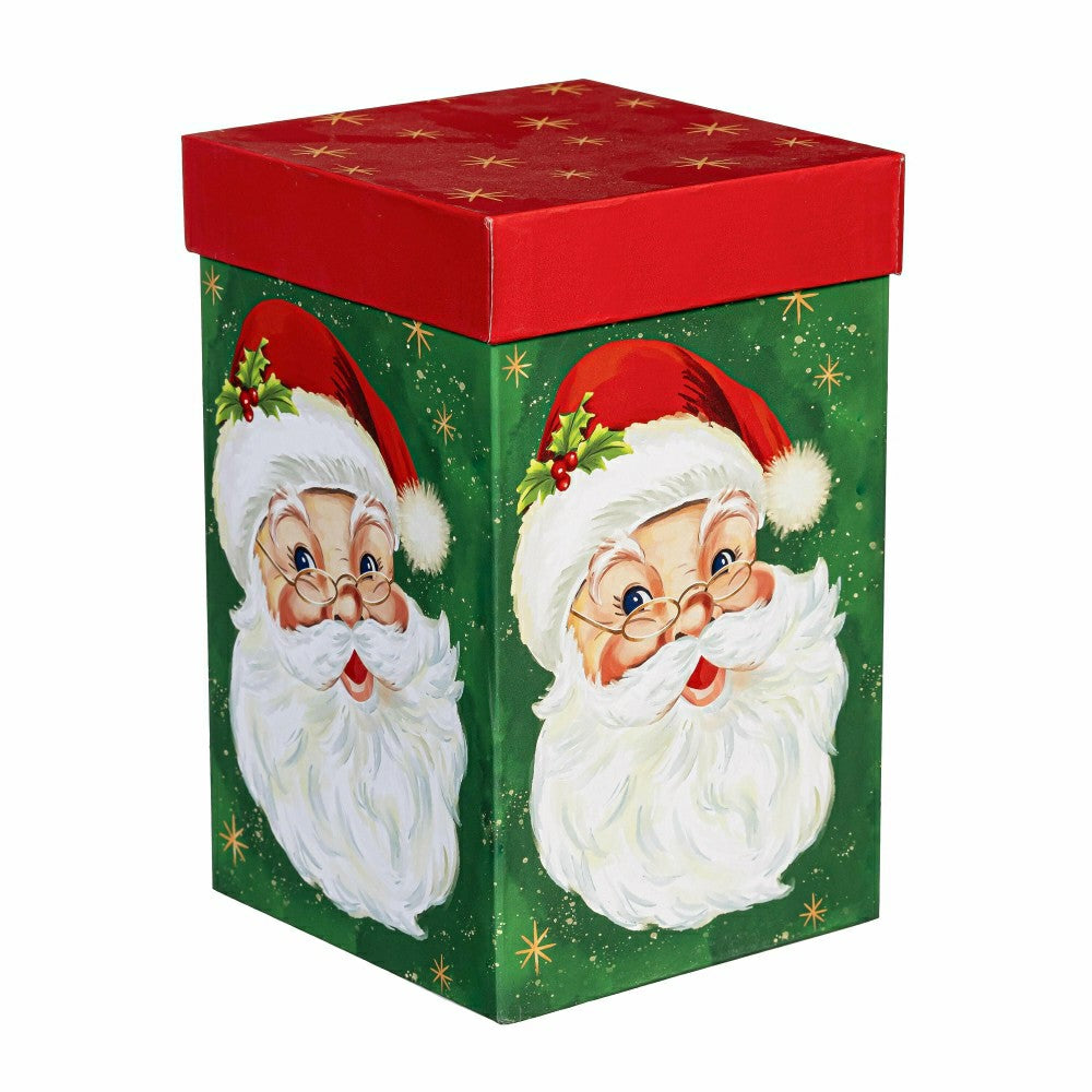 Traditional Santa Travel Cup Ceramic Perfect Cup, Jolly Santa, 17oz, G | Plow & Hearth