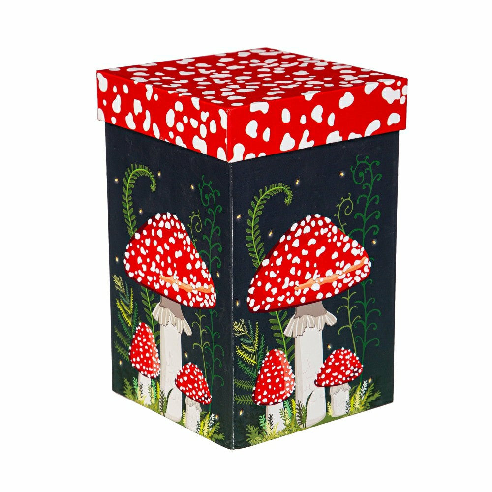 Garden of Wonder Travel Cup Ceramic Perfect Cup, Mushroom Forest, 17oz | Plow & Hearth