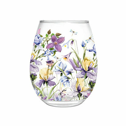 Golden Lilac Stemless Glass, 17oz, Gift Box | Plow & Hearth