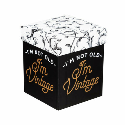 Just for Laughs Wine Glass Stemless Glass, I'm Not Old I'm Vintage, 17 | Plow & Hearth