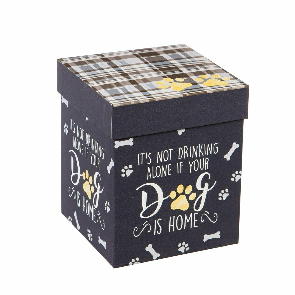 Pet Central Wine Glass Stemless Glass, It's Not Drinking Alone if Your | Plow & Hearth