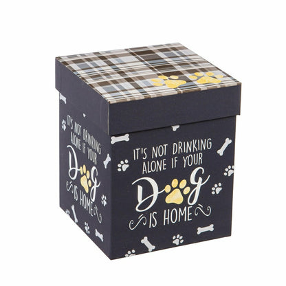 Pet Central Wine Glass Stemless Glass, It's Not Drinking Alone if Your | Plow & Hearth