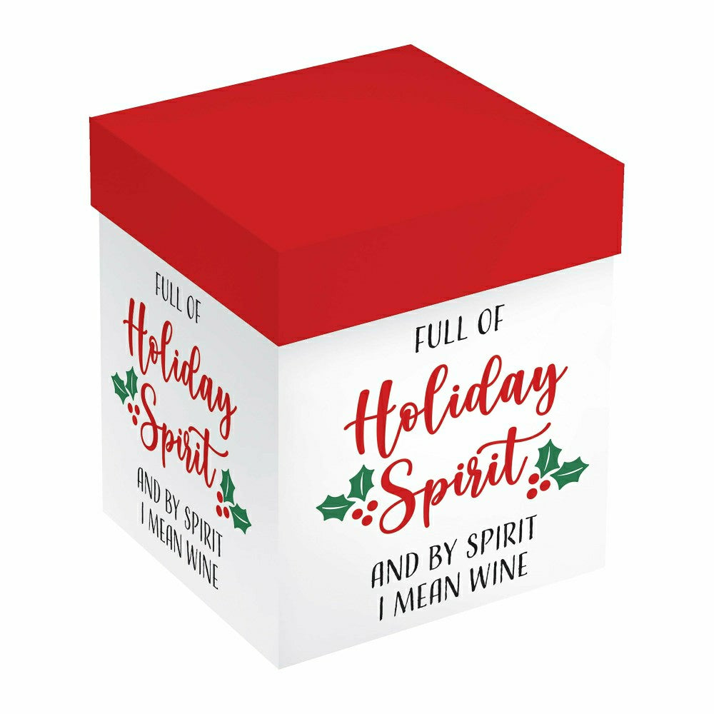 Christmas Vacation Wine Glass Stemless Glass, Holiday Spirit, 17oz, Gi | Plow & Hearth