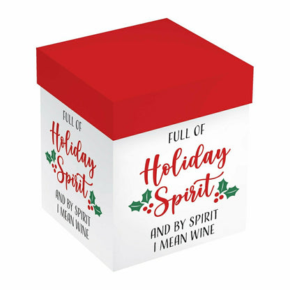 Christmas Vacation Wine Glass Stemless Glass, Holiday Spirit, 17oz, Gi | Plow & Hearth