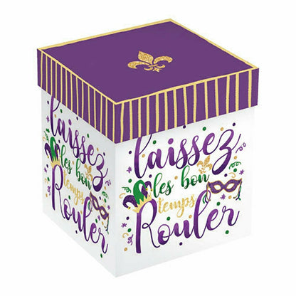 17 OZ Stemless Glass w/Box, Laissez les bon temps Rouler | Plow & Hearth