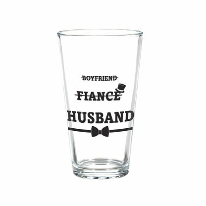 Wedding Stemless Glass and Beer Pint Giftset, 17oz and 16oz, Gift Box | Plow & Hearth