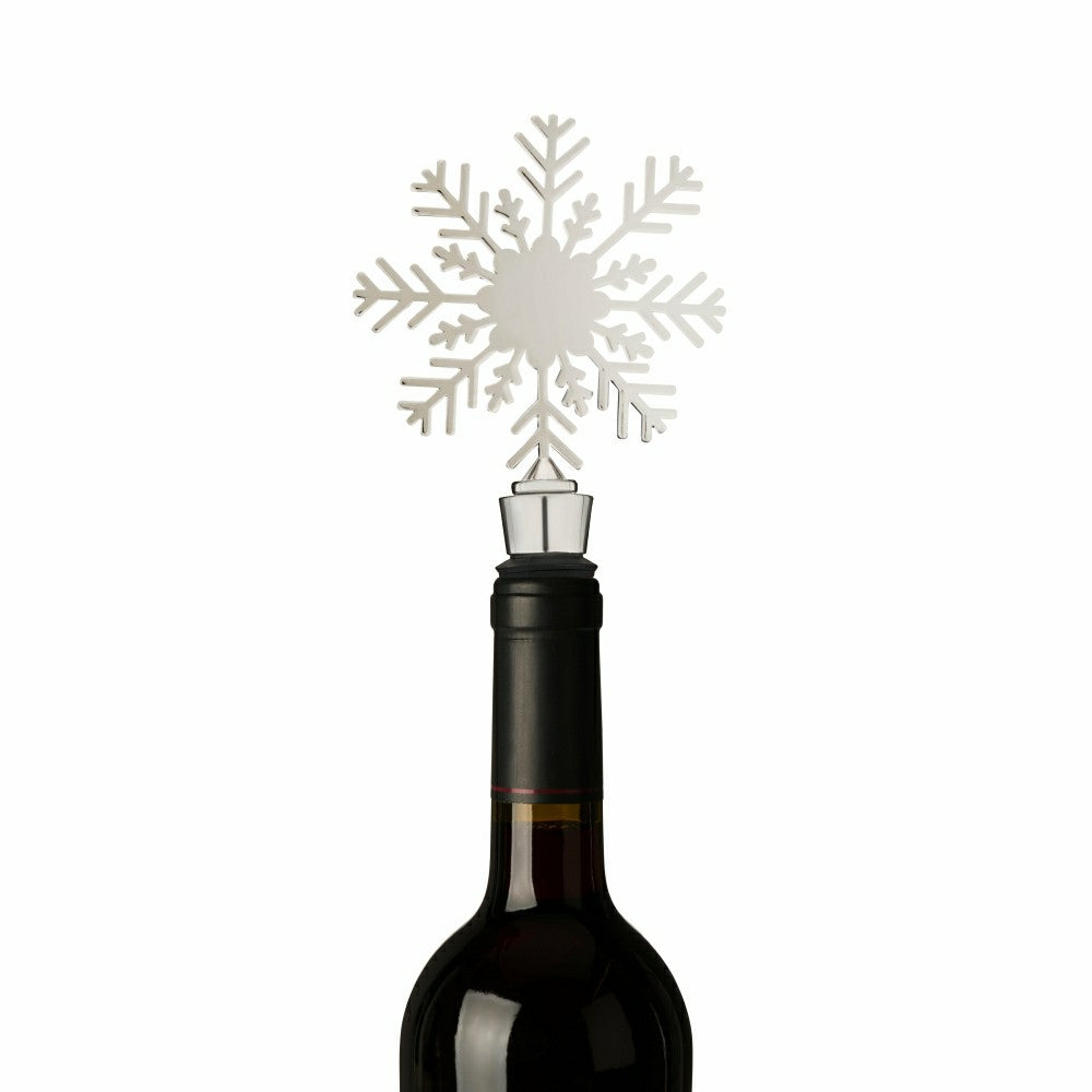 Holiday Snowflake Bottle Stopper | Plow & Hearth