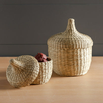 Nesting Acorn Baskets, Set of 2 | Plow & Hearth