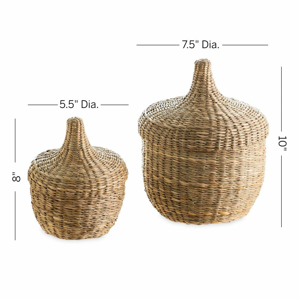 Nesting Acorn Baskets, Set of 2 | Plow & Hearth
