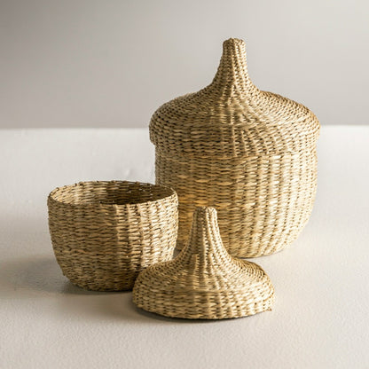 Nesting Acorn Baskets, Set of 2 | Plow & Hearth