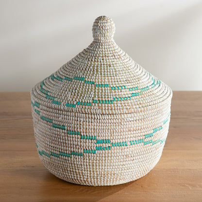 Senegalese Woven Warming Basket | Plow & Hearth