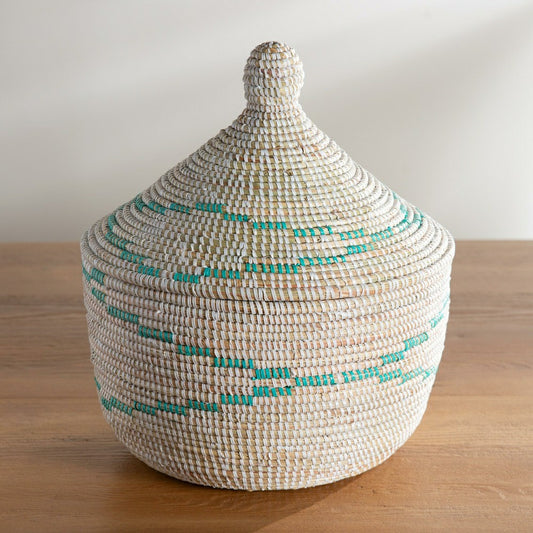 Senegalese Woven Warming Basket | Plow & Hearth
