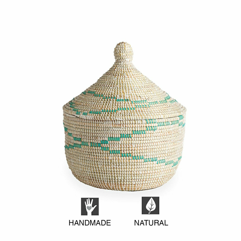 Senegalese Woven Warming Basket | Plow & Hearth