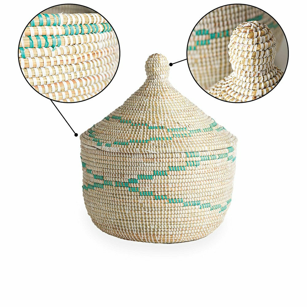 Senegalese Woven Warming Basket | Plow & Hearth